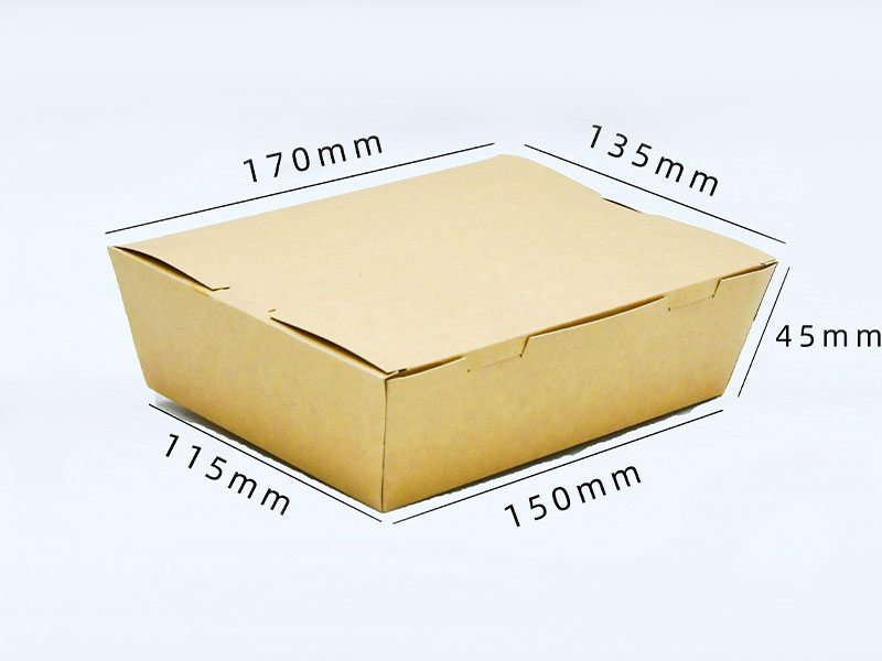 150#L Durable Kraft Lunch Food Paper Box