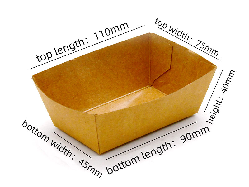 Small French Fry Boat Box
