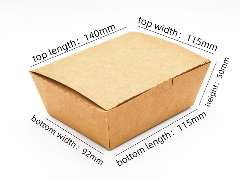 118# Sturdy Kraft Burger Food Paper Box