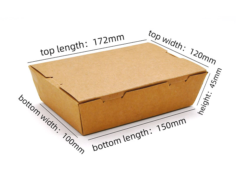150#S Heat-Resistant Takeaway Food Paper Box