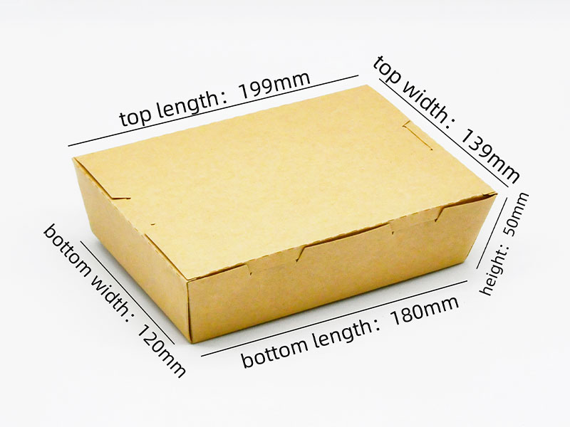 180#L Strong Structure Takeout Food Paper Box