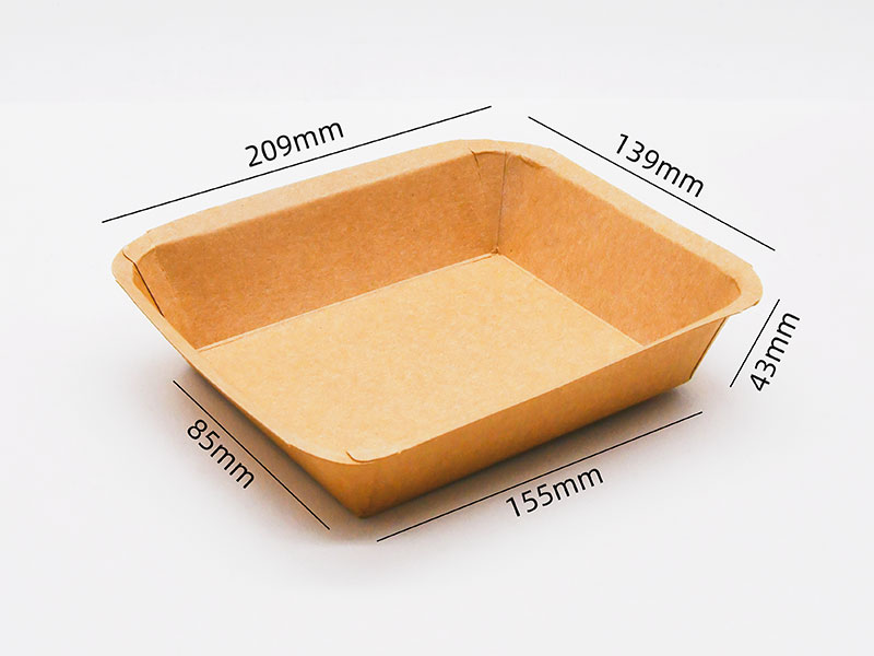 3# Flanged design Lightness Paper food tray