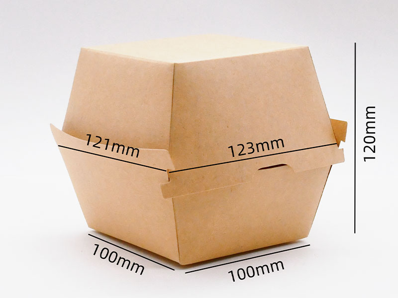 HB#100 Flip-top Takeaway Cardboard Burger Box
