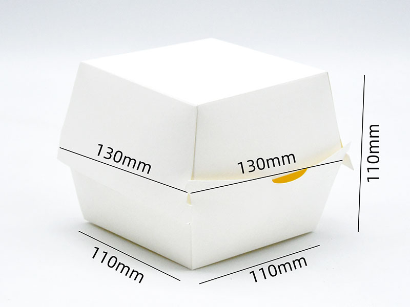 HB#110 Crush-Resistant Cardboard Burger Box