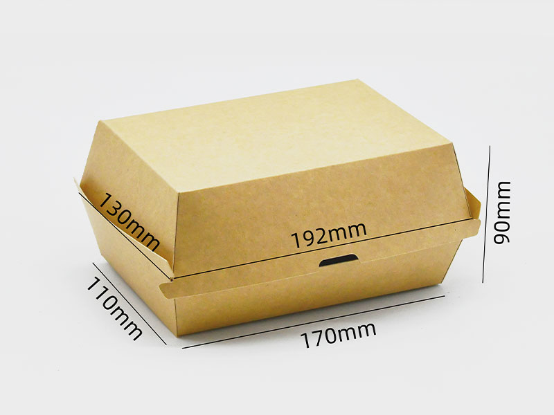 HB#170 Brand-Enhancing Cardboard Burger Box