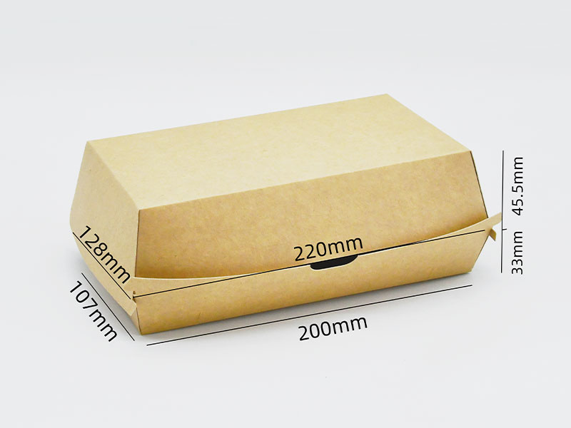 HB#200 Quick Assembly Cardboard Burger Box