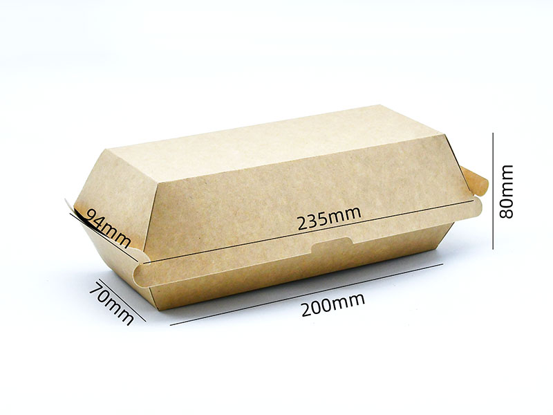 HB#200H80 Built to keep burgers fresh Cardboard Burger Box