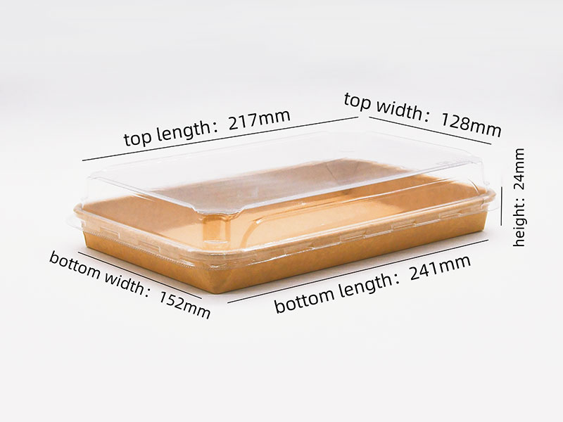 JBTP-09# Biodegradable Roll Edged Paper Tray