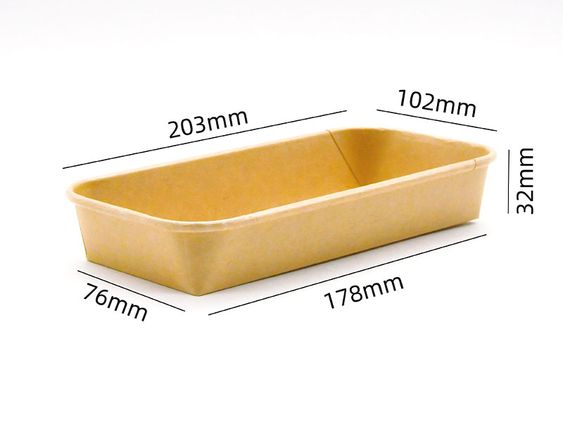 JBTP-203 Good recyclability Roll Edged Paper Tray