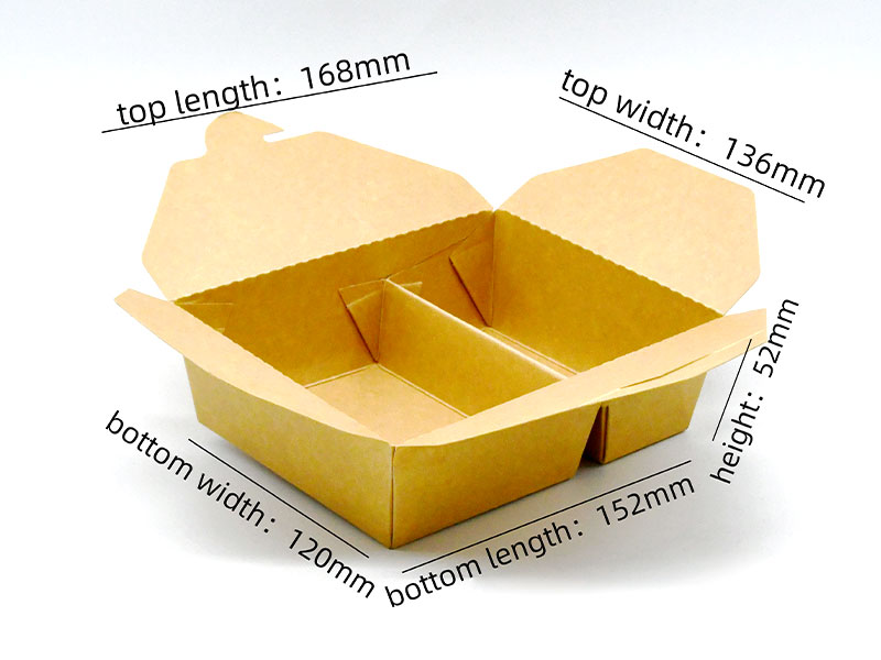 L152Two-way buckle Microwaveable Food Paper Box
