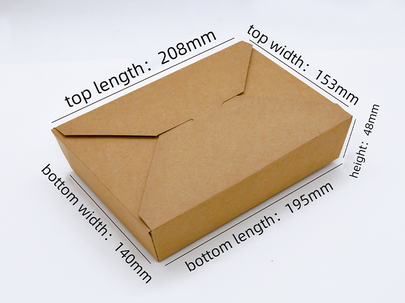 NK-02 1500ml Stackable performance General Heavy Duty Food Paper Box